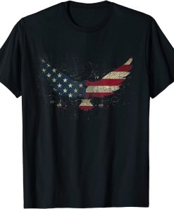 American Flag Eagle Shirt For Men Women Kids for 4th of July