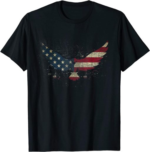 American Flag Eagle Shirt For Men Women Kids for 4th of July